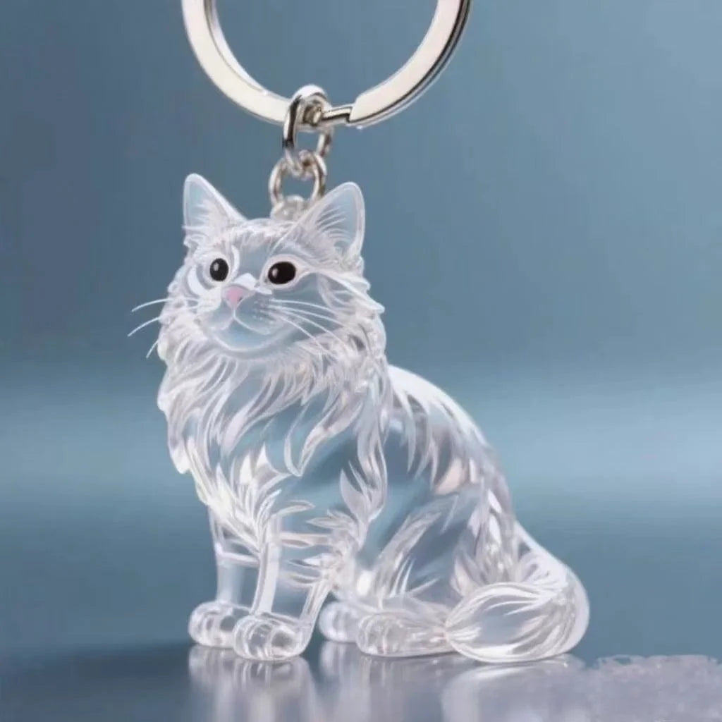 Furever™ Cat Memory Keychain | Keep her love always with you